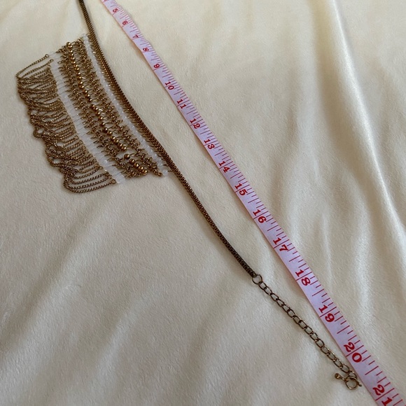 Chain and beaded necklace - Picture 3 of 4